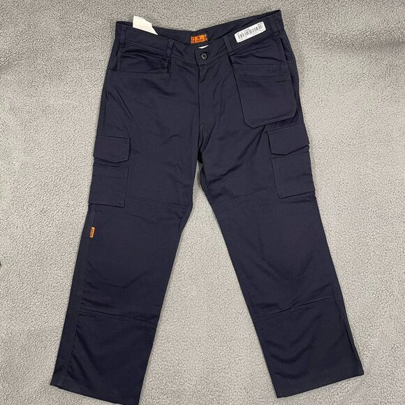 Thrive FR Pants Men 38x31 Navy Squish Pad HRC2 Workwear 12.0 Cargo - Picture 1 of 15